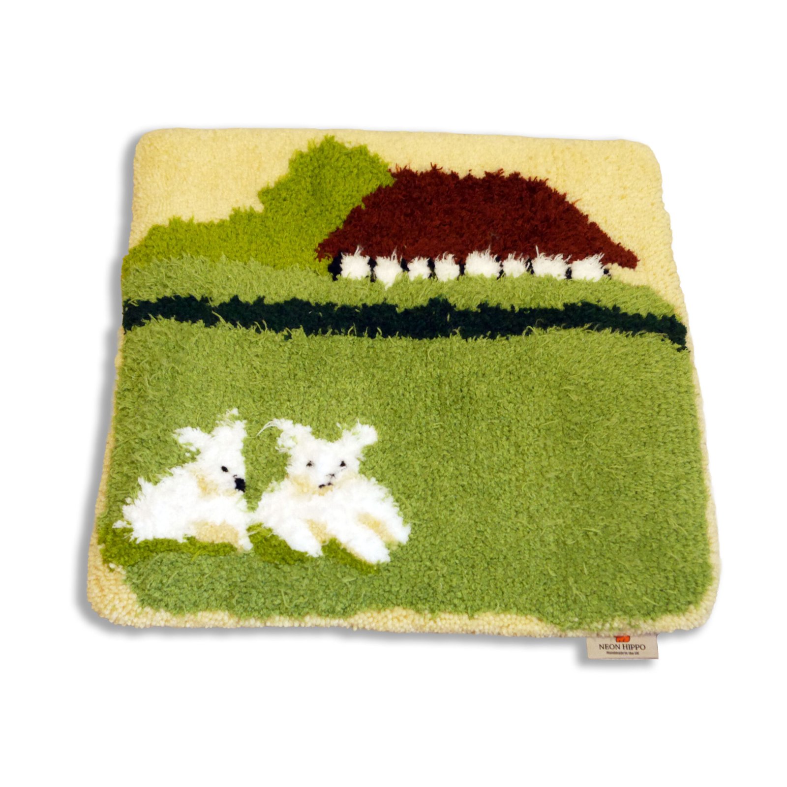 Lambs of St Fagans — Welsh Countryside Rug - Image 2
